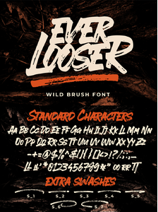 EVER LOOSER UNTEXTURED font